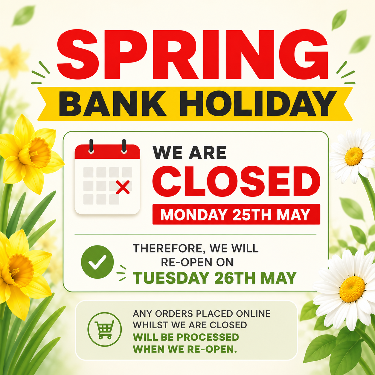 All May Bank Hols