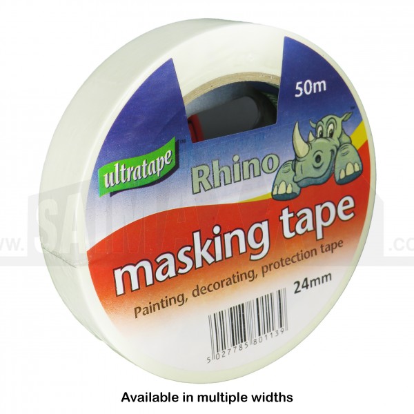 Rhino Masking Tape 50m Roll