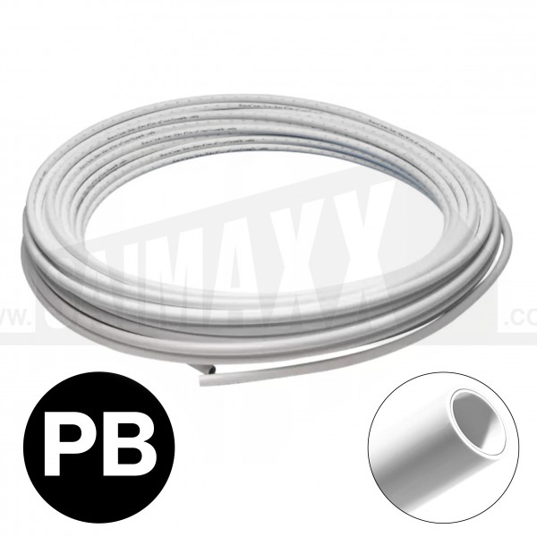 Pipelife PB POLYBUTYLENE Easylay Pipe Coil 15mm x 25m WHITE