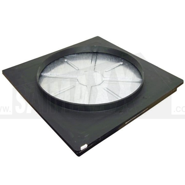 Square to Round Double Sealed & Locking Screeder Manhole Cover 450x46mm