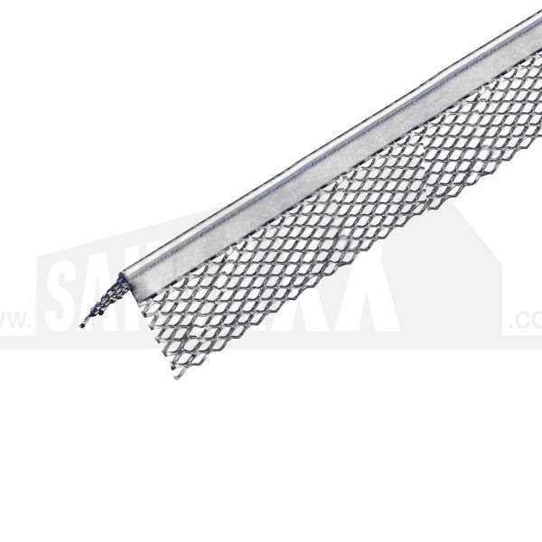 Mini Mesh Plasterer's Angle Bead Galvanised 3.0m