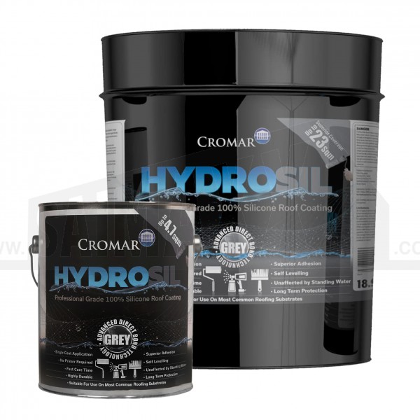 Cromar HydroSil Silicone Roof Coating Grey