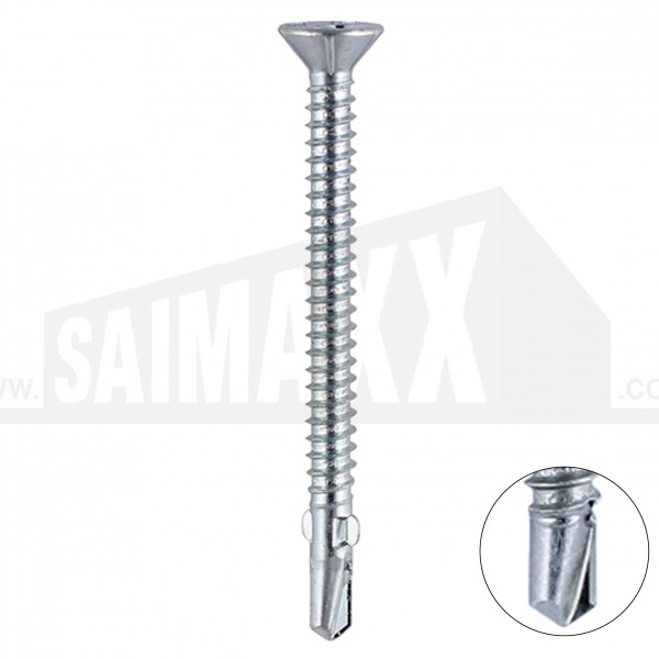 Timco Phillips Recess Wing Tip Self Drill Screws 5.5 x 85mm 100pc