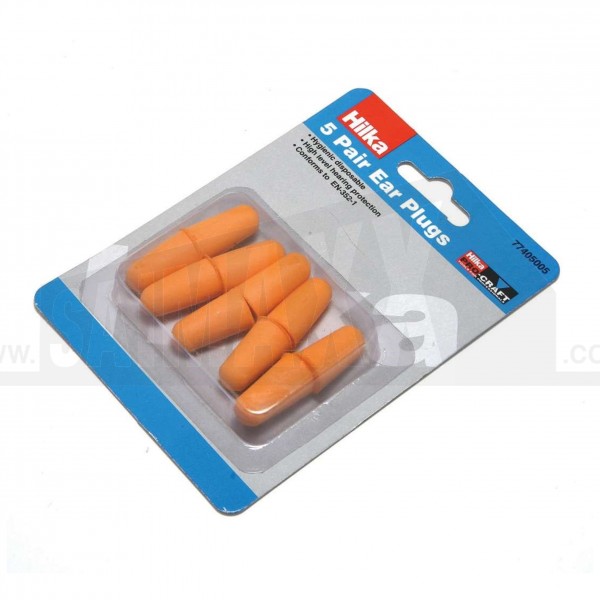 Hilka 5 Pair Ear Plugs