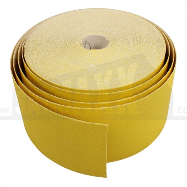 Prodec Aluminium Oxide Roll 50m x 120 grit YELLOW