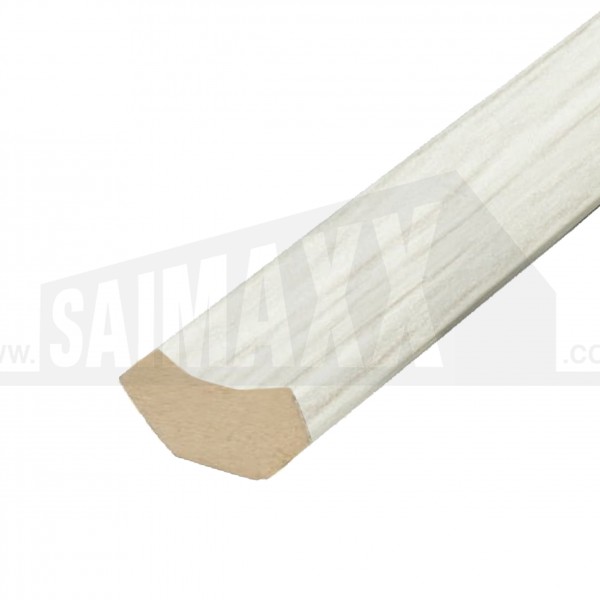 Laminate Flooring Beading 2.4m MDF Scotia 16.5mm WHITE OAK effect