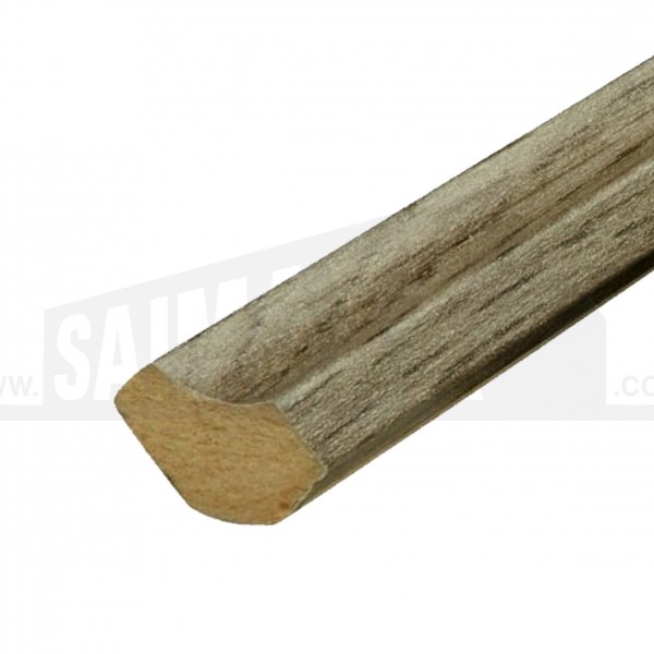 Laminate Flooring Beading 2.4m MDF Scotia 16.5mm WASHED GREY OAK effect