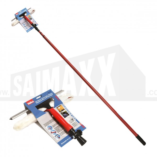 Hilka 3.5m Telescopic Window Cleaner & Squeegee
