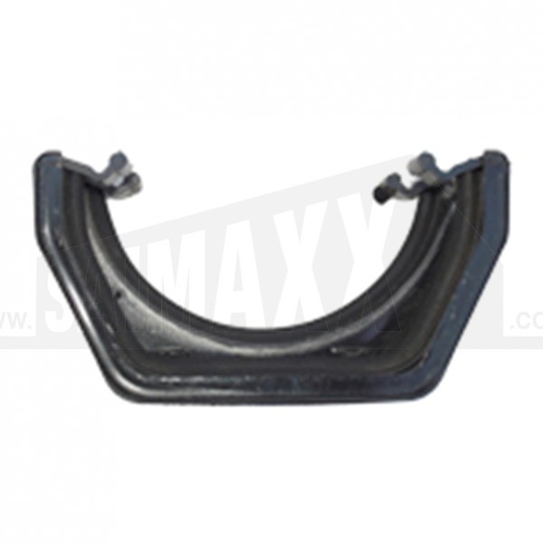 Square to Round Gutter Adaptor (Joint) Black