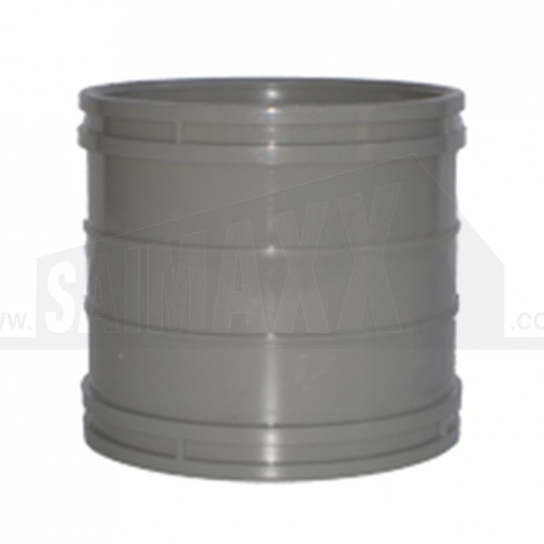 110mm Solvent Grey Coupling (Straight Joint)