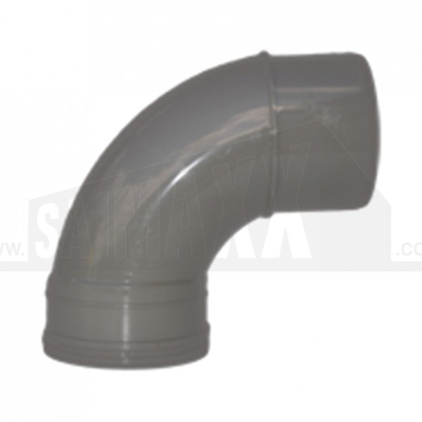 110mm Solvent Grey Bend 92.5 degree Single Socket
