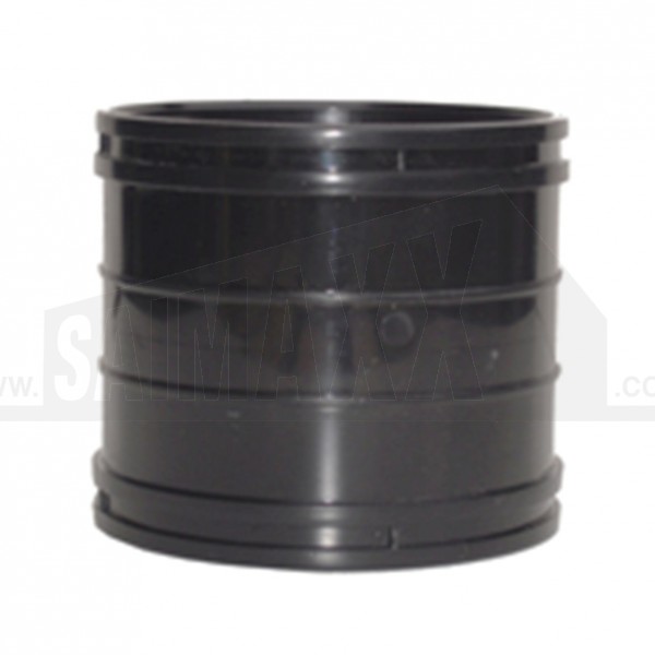 110mm Solvent Black Coupling (Straight Joint)