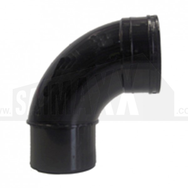 110mm Solvent Black Bend 92.5 degree Single Socket
