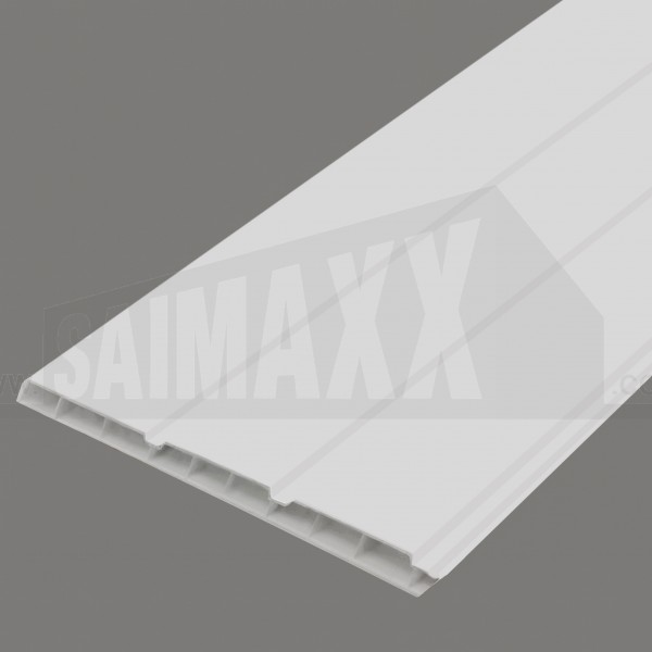 300mm x 5m Hollow Soffit uPVC White
