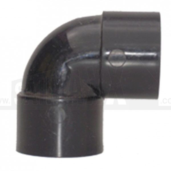 32mm 90 Deg Bend Solvent Black Each