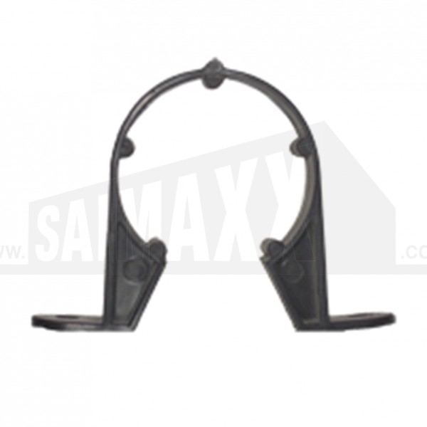 Pipe Clips Black Solvent