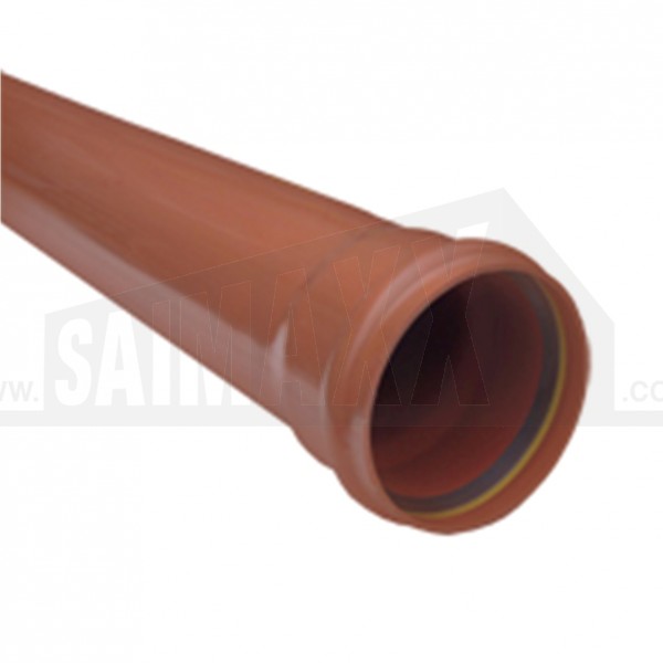 Underground 110mm x 3m Pipe Socketed