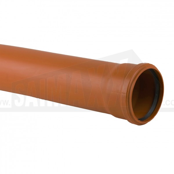 Underground 110mm x 3m Pipe Socketed