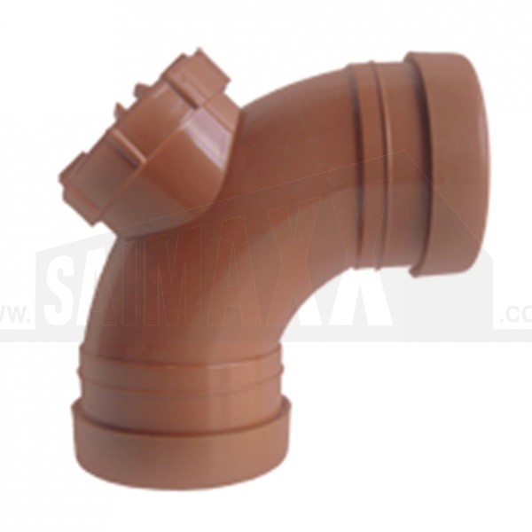 Underground 110mm Access Bend 87.5 Deg Double Socket