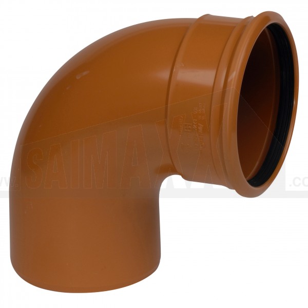 Underground 160mm 90 degree Bend Single Socket