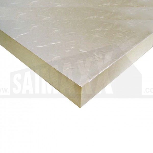 PIR Polyiso Insulation Board Yellow Foil Faced Both Sides 2.4x1.2m