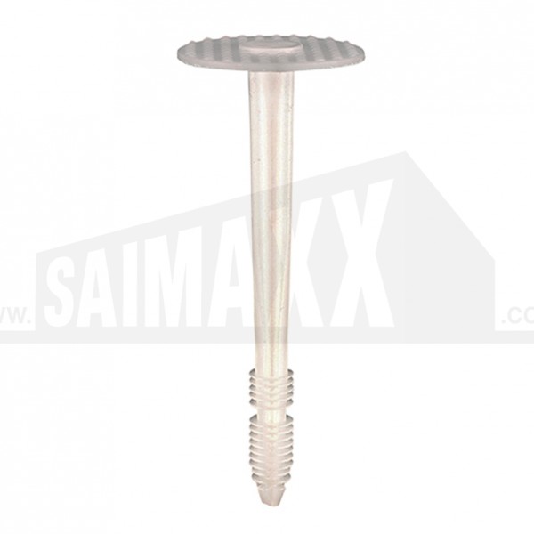 Timco White Plastic Insulation Fixings 8.0 x 110mm 100pc Pack