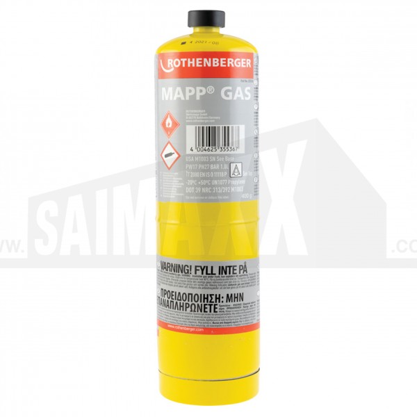 Mapp Gas 400g YELLOW CAN << For Blow Torches >>