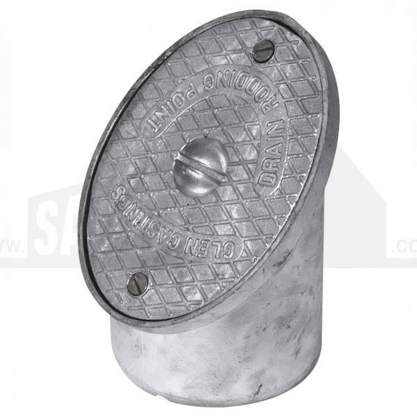 Alloy Metal Rodding Point for Plastic 100mm 4" Sealed