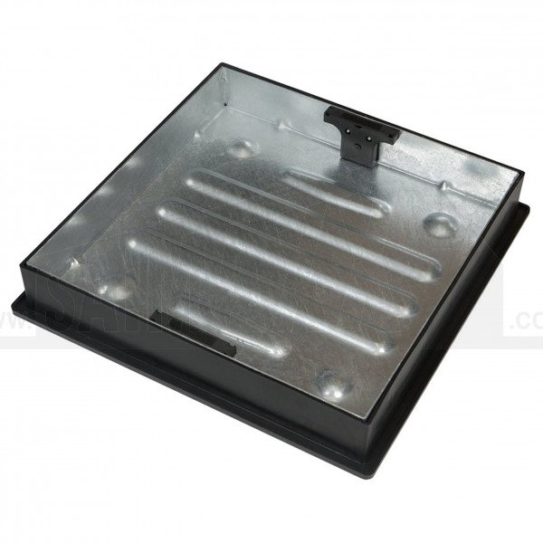 Square to Round Block Paving Tray 450mm by 80mm Deep Plastic Frame 10T