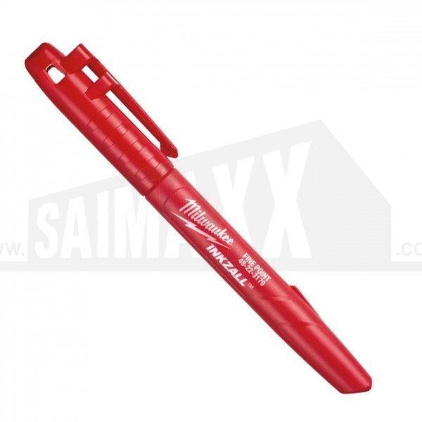 Milwaukee Inkzall Marker Pen Fine Point Red 48223170