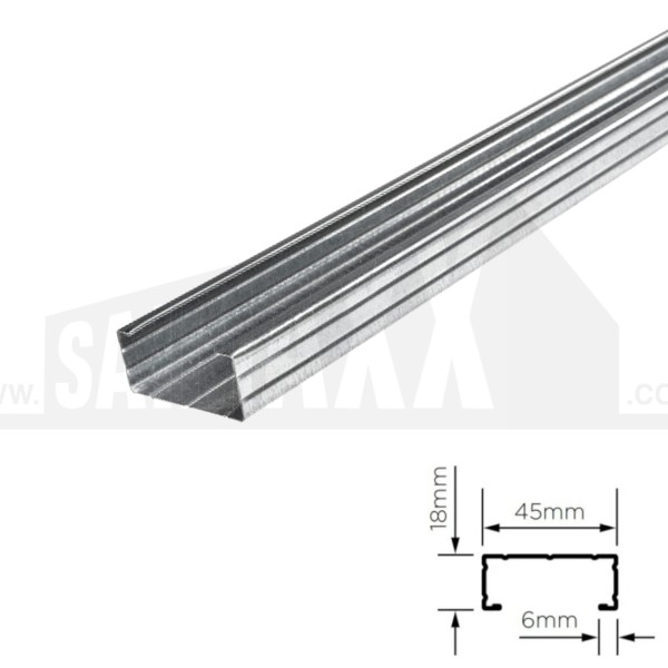 Wall Lining System Metal Channel (18x45x18mm)