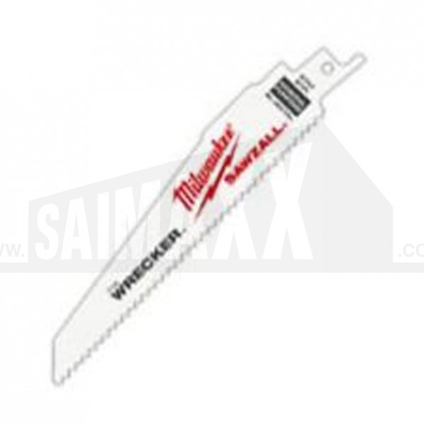 Milwaukee WRECKER Reciprocating Saw Blades 5pk 150mm 48005701