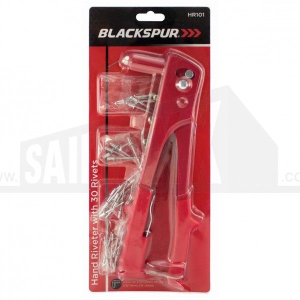 Blackspur Hand Riveter with 30 Assorted Rivets