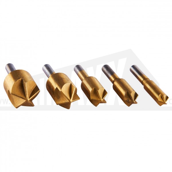 Amtech 5pc Countersink Bit Set
