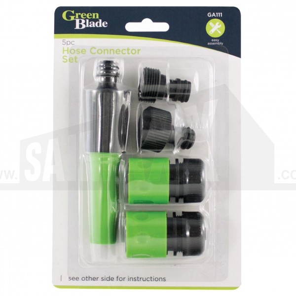 Green Blade 5pc Hose Connector Set