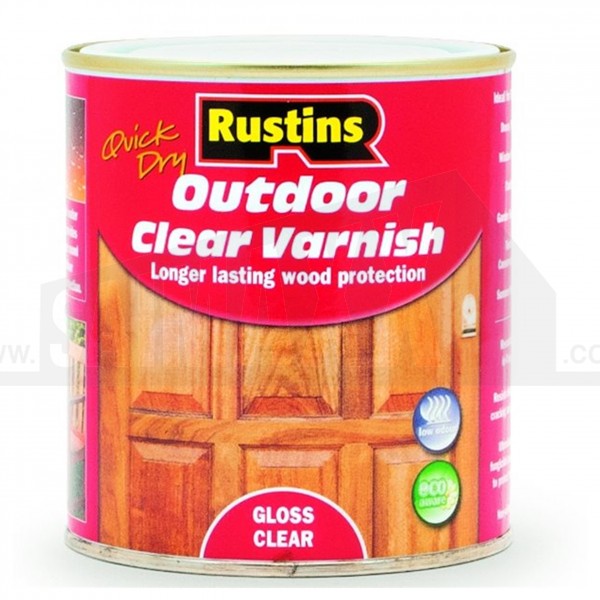 Rustins Exterior (Outdoor) Varnish Gloss Clear 2.5L