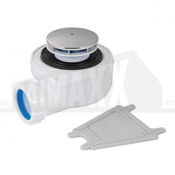 Plumbob Mushroom Shower Waste Trap Chromed 70mm (40mm Seal)