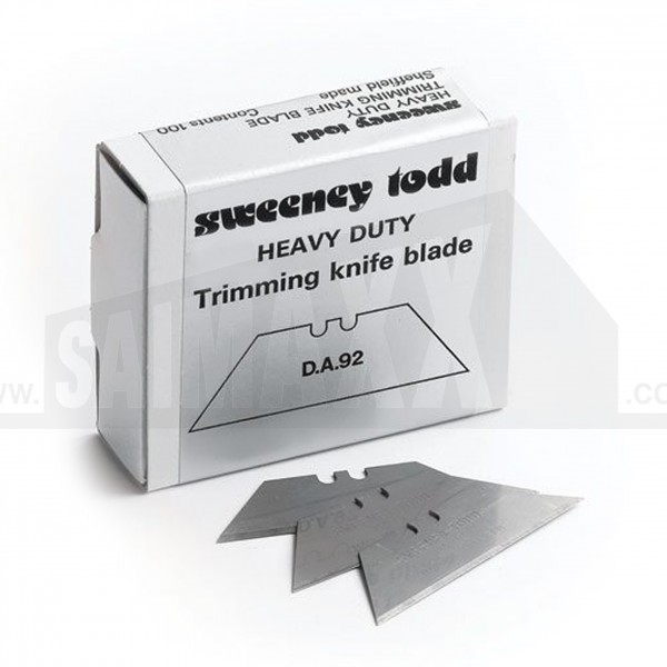 Sweeney Todd Heavy Duty Trimming Knife Blades (Straight) DA92 100pc