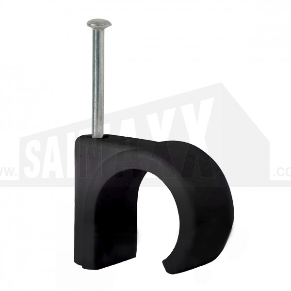 Talon 10-12mm NAIL-IN Clip BLACK 100pc Pack