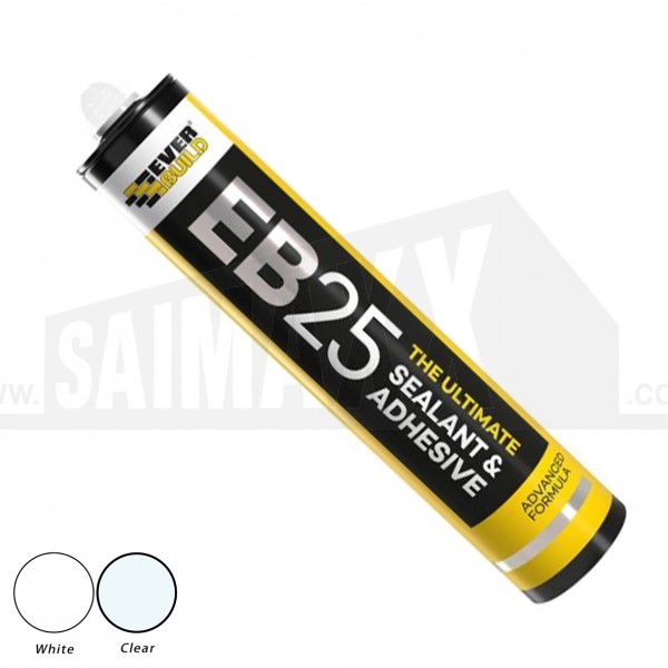 Everbuild EB25 Hybrid Sealant & Adhesive 300ml Cartridge