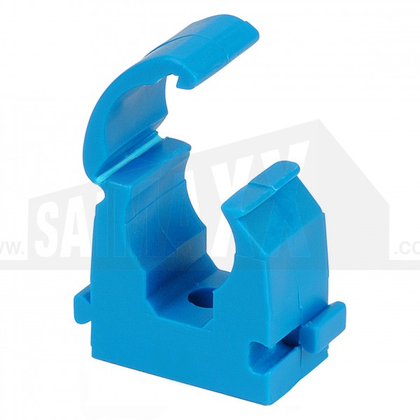 Talon Light Blue MDPE Identification Hinged Pipe Clip 20pc