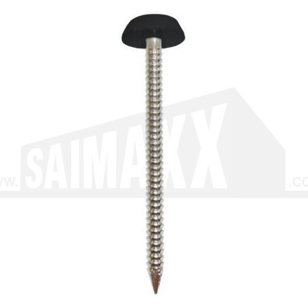 Plastic Headed Fascia & Soffit PINS 250pc 40mm BLACK