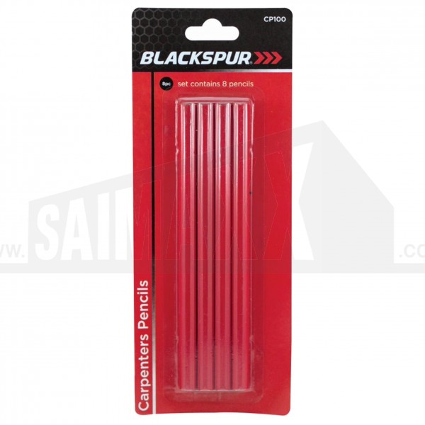 Blackspur Carpenters Pencils 8pc