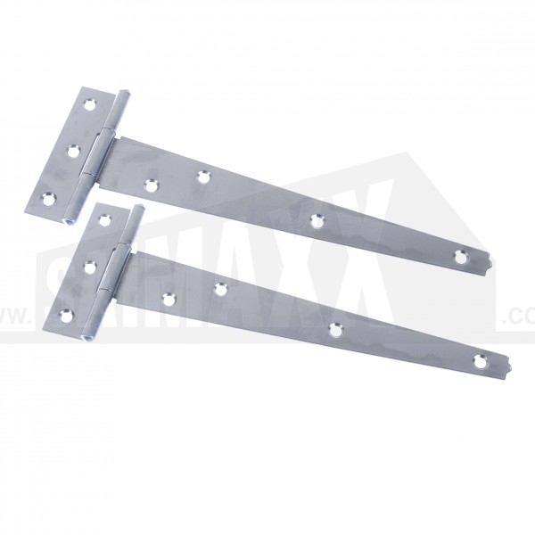 Unifix Tee Hinges Medium BZP 350mm (14") Pair