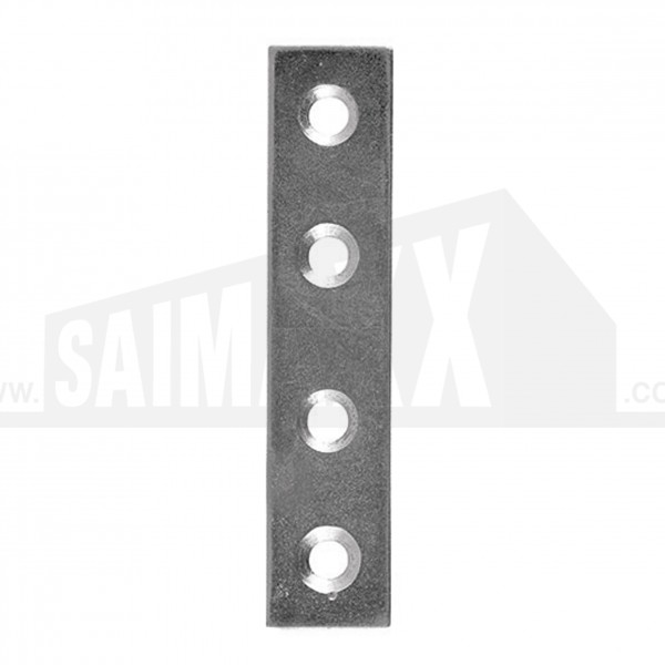 Timco Mending Plates 75mm x 16mm 2pc Silver Zinc Plated Steel