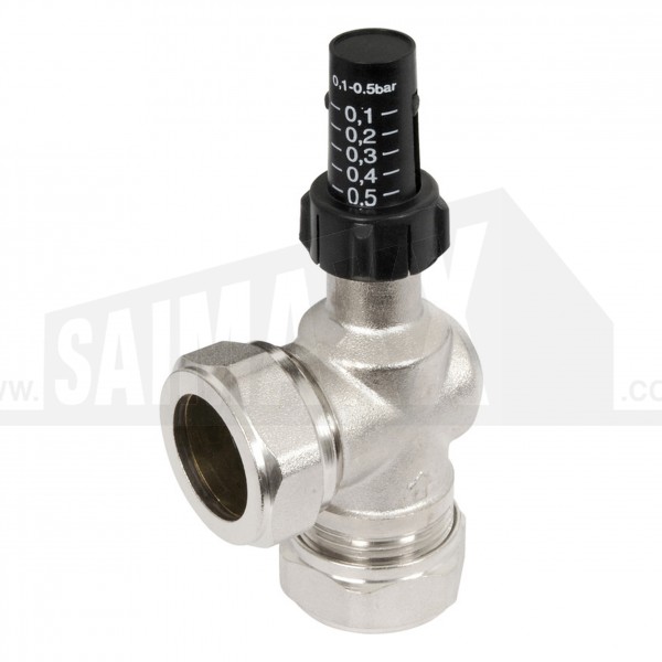 Angled By-Pass Valve 22mm