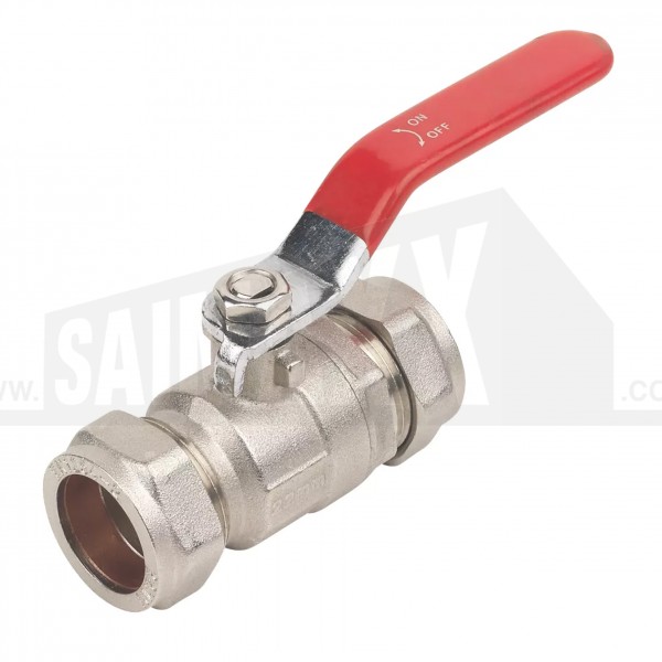 15mm RED Handle Lever Valve