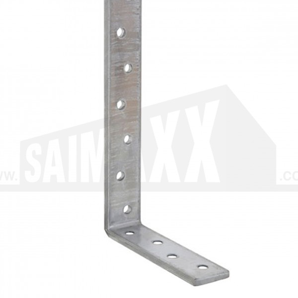 5.0mm HEAVY Duty Galvanised Restraint Strap 600mm Overall Length BENT @ 100mm