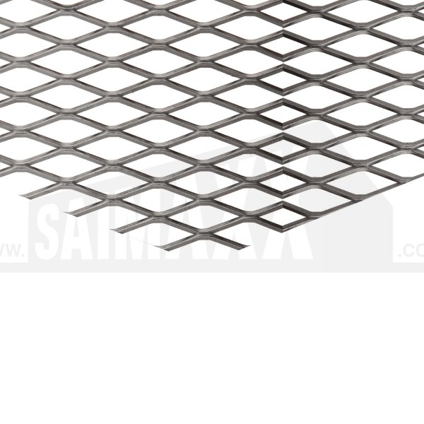 Medium Security Expanded Metal Lath Sheet Mild Steel 2500 x 1250mm 1.85kgm2