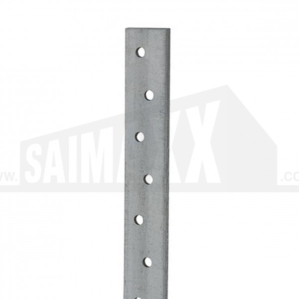 2.5mm STANDARD Duty Galvanised Restraint Strap 1000mm Length STRAIGHT